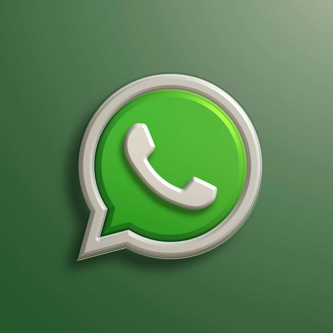 a green icon with a phone on it